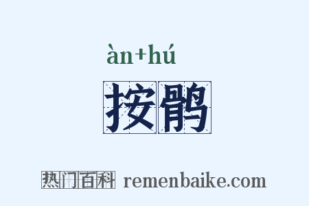 按鹘是什么意思的图片